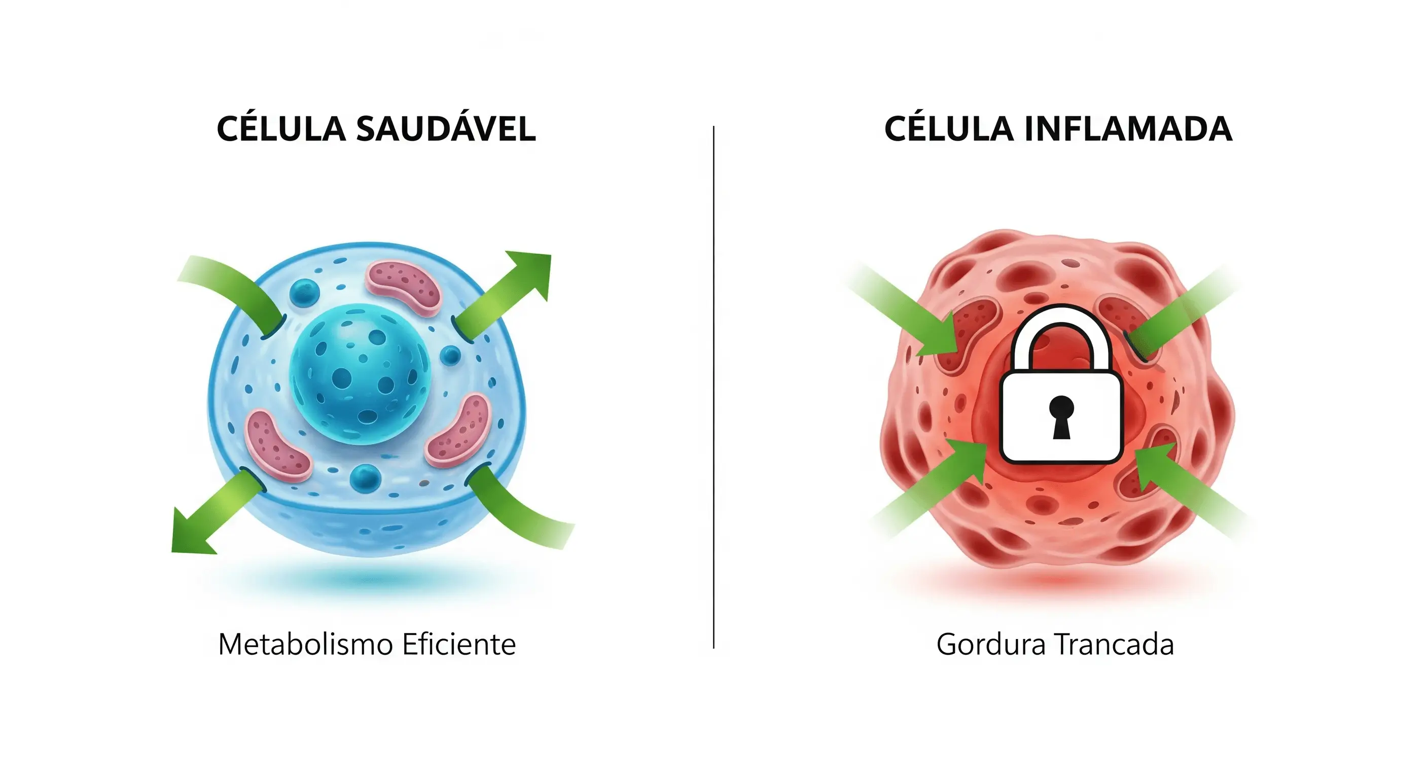Processo de inflamação celular